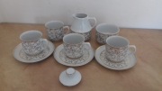 Serwis kawowy „Roman” z Chodzieży (filiżanki i spodki), do sprzedania