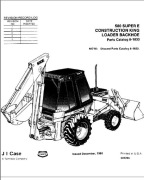 Katalog części Case 580 SUPER E