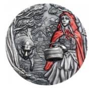 Srebrna Moneta 20$ Czerwony Kapturek -Bajki 