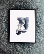 Akt kobieta akt kobiecy akwarela a4 nowa 