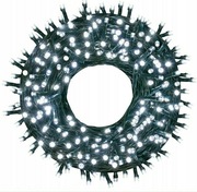 300 LED LAMPKI ŚWIATEŁKA NA CHOINKĘ ZIMNY BIAŁY