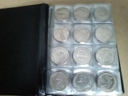 Klaser z monetami PRL