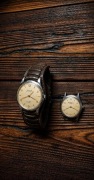 Doxa Antimagnetic vintage sprawny gratis Rodania Swiss militarny