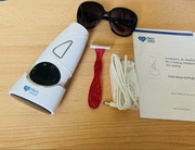 Depilator IPL Herz - NOWY - Laserowy - Efekt jak z salonu Zestaw + okulary!