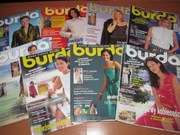 Zestaw 8 x Burda 2001 z wykrojami Moda, szycie, wzory, krawiectwo