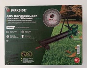 NOWY odkurzacz dmuchawa do liści 40V 3w1 PARKSIDE PLSBA 40-li A1 