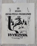 Exlibris biblioteki publicznej Wyrzysk