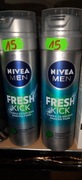Nivea Men Fresh Kick odświeżająca pianka do golenia 200ml