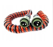 Przewód spiralny kabel NATO 24V 2PIN 2x35 4m TIR