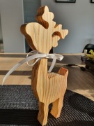 Renifer drewniany 20cm