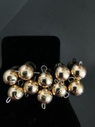 Czeburaszki wolframowe okrągłe złote 6g