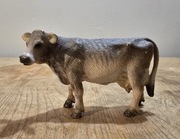 Schleich brązowa krowa szwajcarska figurka model wycofany z 2001 r.