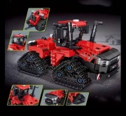 Klocki ciągnik gąsiennicowy farma city kompatybilne z Lego ciągnik city