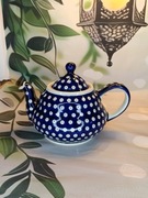 Czajnik imbryk ceramiczny Bolesławiec duży sitko 1,5L   Z.C. Bolesławiec 