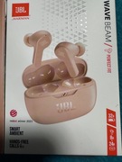 Nowe Słuchawki JBL WAVE BEAM beżowe