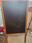 Potykacz reklamowy z tablicą kredową w rozmiarze 60x120 cm