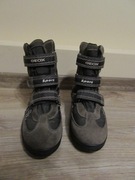 GEOX buty botki za kostkę brąz wstawki zamszowe dziewczęce damskie_ 37