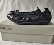GEOX baleriny PIUMA skórzane lakierowane noski r. 33