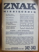 Znak nr 342-343. Filozofia - nauki przyrodnicze