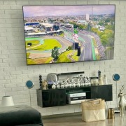 Szafka komoda pod tv czarny lakier