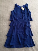 Nowa niebieska elegancka polska sukienka suknia wieczorowa La Toya 38