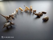 Figurki Zwierząt Schleich Pantera Tygrys Pies Dalmatyńczyk Królik 