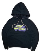 Czarna bluza z kapturem Nike Air Jordan nadruk Retro Vintage 90s 80s