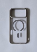 Etui/case przezroczyste z magsafe szare iPhone 17 pro max