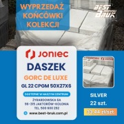 Wyprzedaż Daszek ogrodzeniowy Joniec GORC de luxe GL 22 50x27x6