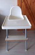 Krzesełko do karmienia IKEA Antilop + regulowany podnóżek