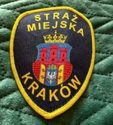 Emblemat naszywka godło Straż Miejska Kraków nowy rodzaj wzór model 2sztuki