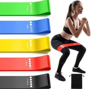 Taśmy oporowe TPE – Kompletny Zestaw Fitness do Treningu Siłowego i Jogi