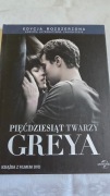 Pięćdziesiąt twarzy Greya książka + film DVD edycja rozszerzona