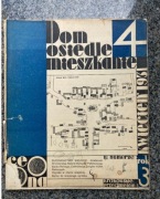 Dom Osiedle Mieszkanie 4/1931 architektura modernizm