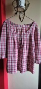 Bluzka w kratkę, roz. 42/44