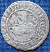 Zygmunt Stary, półgrosz litewski 1513, rzadka odmiana 