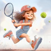 Zestaw haftu koralikovego 