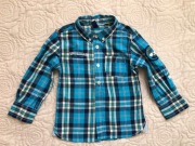 5.10.15 koszula chłopięca kratka niebieska 98cm 2