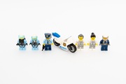 6 Figurek Lego City 60210 policjant pilot złodziej motocykl