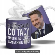 Kubek z Rafałem Trzaskowski