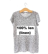 Lniany T-shirt 100% len bluzka lniana vintage Part Two