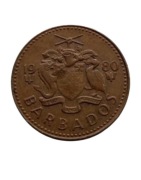 Barbados 1 cent 1980 rok