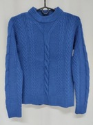 Next damski gruby niebieski sweter stan bardzo dobry XS/34