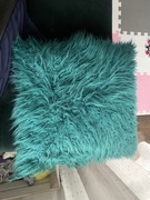 Poduszka Futrzak Zielona