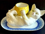 PÓŁMISEK Rosenthal, Kot z pojemnikiem gratis.33x20cm.
