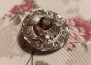Szkocka srebrna broszka vintage