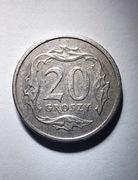 Moneta 20 groszy 1991 rok