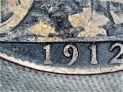 One Penny  1912  H.  ANGLIA. Rzadka z H. -