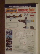 Kartonowy Świat PZL-23 KARAŚ   1:50                   