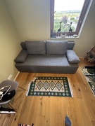 IKEA ARVIKEN – rozkładana sofa 3-osobowa, kolor szary